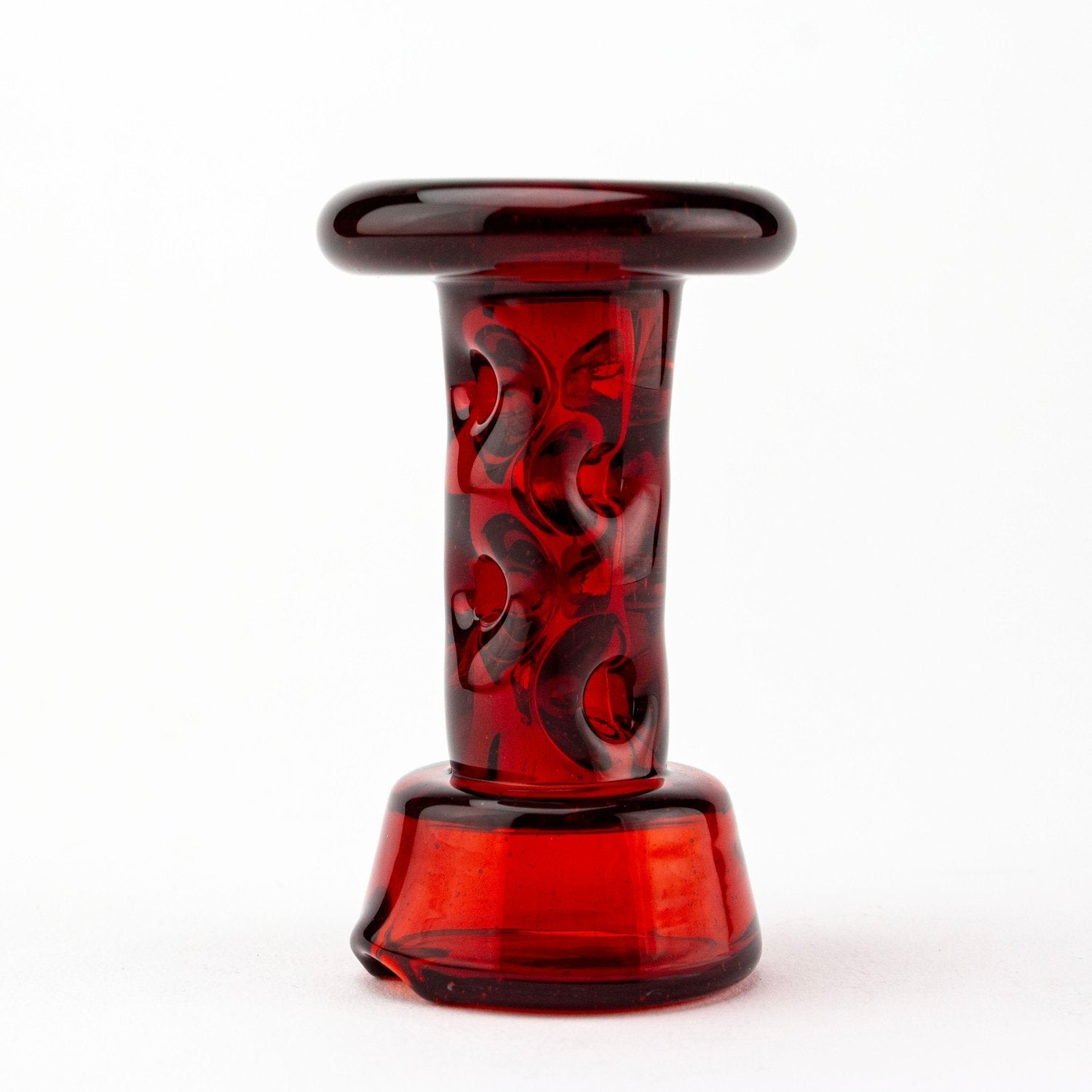 Durin Glass Pomegranate Cooling Tower Peak Dry Top DUR07 Vaporizer Attachments | Planet Caravan